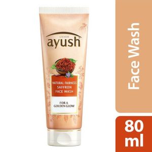 Lever Ayush Facewash Natural Fairness Saffron 80 ml
