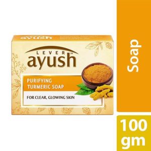 Lever Ayush Soap Bar Natural Purifying Turmeric