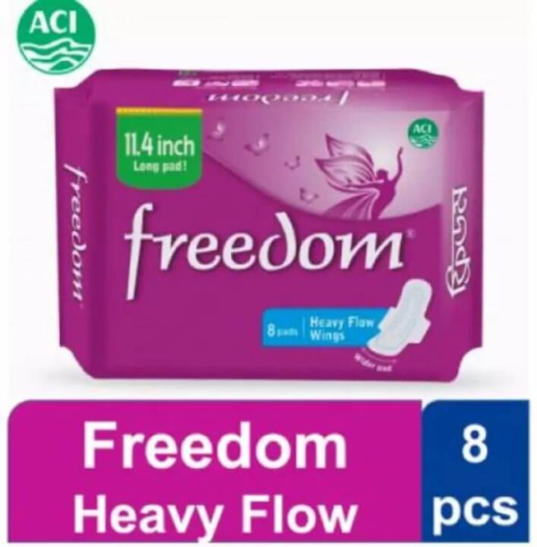 Sanitary Napkins Heavy Flow Wings - 8 Pads
