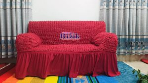 Sofa Cover Sat Red