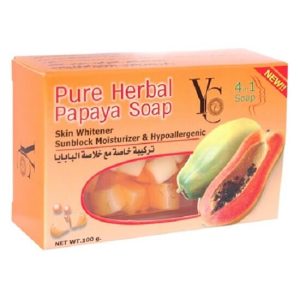 YC Pure Herbal Papaya Skin Whitener 4 in 1 Soap